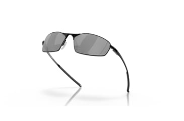 Image of Oakley SI Whisker Sunglasses, Matte Black Frame, Prizm Black Polarized Lens, OO4141-0760