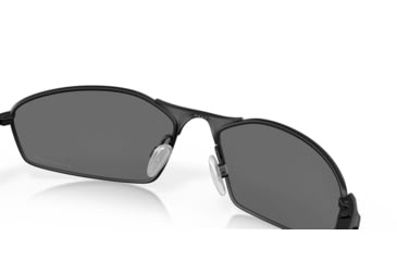 Image of Oakley SI Whisker Sunglasses, Matte Black Frame, Prizm Black Polarized Lens, OO4141-0760