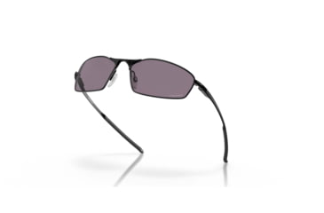 Image of Oakley SI Whisker Sunglasses, Matte Black Frame, Prizm Gray Lens, OO4141-0660