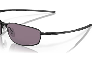 Image of Oakley SI Whisker Sunglasses, Matte Black Frame, Prizm Gray Lens, OO4141-0660