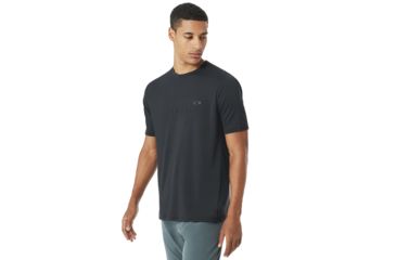 Image of Oakley Windshear Short Sleeve Tee - Mens, Blackout, Medium, 434094-02E-M