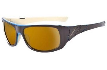 Image of Oakley Sideways Brown Frame w/ Dark Bronze Lenses Sunglasses 05-991