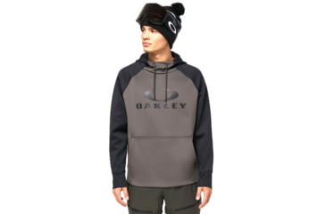 Image of Oakley Sierra DWR Fleece Hoody 2.0 - Mens, Blackout/New Dark Brush, Small, FOA402382-9EF-S