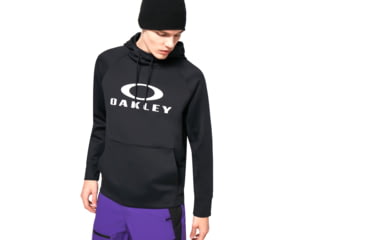 Image of Oakley Sierra DWR Fleece Hoody 2.0 - Mens, Blackout, Small, FOA402382-02E-S