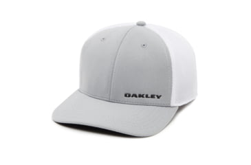 Image of Oakley Silicon Bark Trucker 4.0 - Mens, Grey, Small/Medium, 911021-207-S/M