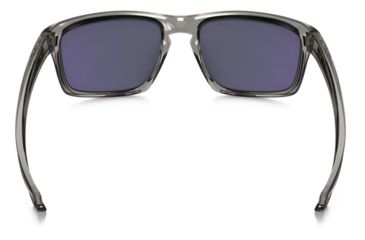 Image of Oakley Silver Sunglasses Grey Smoke Frame, Positive Red Iridium Polarized Lens-OO9262-11