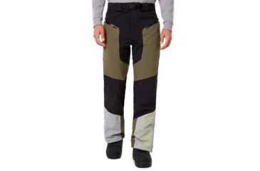 Image of Oakley Silver Fox Sft Shell 3L 10K Pant - Mens, Blackout, Small, 422604-02E-S