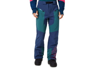 Image of Oakley Silver Fox Sft Shell 3L 10K Pant - Mens, Poseidon, Extra Large, 422604-6A1-XL