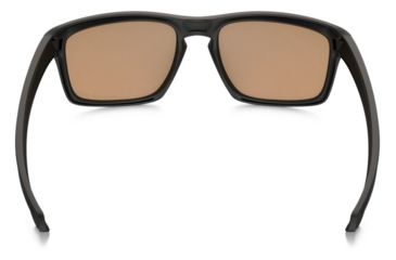 Image of Oakley Silver Sunglasses Matte Black Frame, Bronze Polarized Lens-OO9262-08