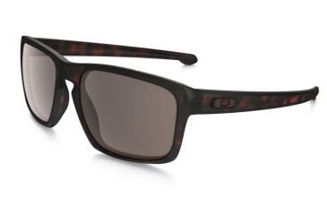 Image of Oakley Silver Sunglasses Matte Brown Tortoise Frame, Warm Grey Lens-OO9262-03