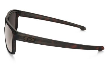 Image of Oakley Silver Sunglasses Matte Brown Tortoise Frame, Warm Grey Lens-OO9262-03
