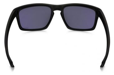 Image of Oakley Silver Sunglasses Sliver Matte Black Frame, Positive Red Iridium Lens-OO9262-20
