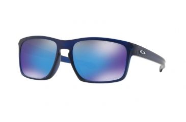 Image of Oakley Sliver A OO9269 Single Vision Prescription Sunglasses OO9269-926914-57 - Lens Diameter 57 mm, Frame Color Matte Translucent Blue