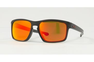 Image of Oakley Sliver A OO9269 Single Vision Prescription Sunglasses OO9269-926917-57 - Lens Diameter 57 mm, Frame Color Matte Black Ink