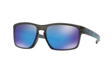 Image of Oakley Sliver A OO9269 Single Vision Prescription Sunglasses OO9269-926918-57 - Lens Diameter 57 mm, Frame Color Matte Grey Smoke Aero