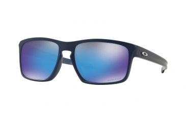 Image of Oakley Sliver A OO9269 Single Vision Prescription Sunglasses OO9269-926919-57 - Lens Diameter 57 mm, Frame Color Aero Matte Navy