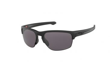 Image of Oakley SLIVER EDGE A OO9414 Sunglasses 941401-63 - Matte Black Frame, Prizm Grey Lenses