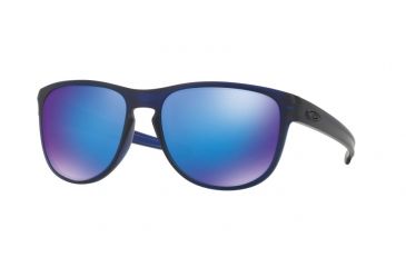 Image of Oakley SLIVER R OO9342 Single Vision Prescription Sunglasses OO9342-934209-57 - Lens Diameter 57 mm, Frame Color Translucent Blue