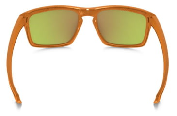 Image of Oakley Sliver Sunglasses Atomic Orange Frame, Fire Iridium Lens-OO9262-16