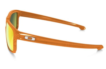 Image of Oakley Sliver Sunglasses Atomic Orange Frame, Fire Iridium Lens-OO9262-16
