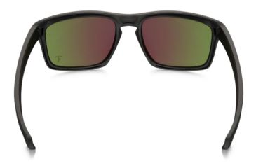 Image of Oakley Sliver Sunglasses Matte Black Frame, Ruby Iridium Lens-OO9262-12