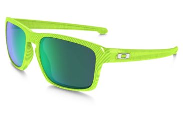 Image of Oakley Sliver Sunglasses Retina Burn Frame, Jade Iridium Lens-OO9262-18