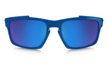 Image of Oakley Sliver Sunglasses Sky Blue Frame, Sapphire Iridium Lens-OO9262-17