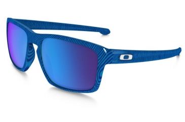 Image of Oakley Sliver Sunglasses Sky Blue Frame, Sapphire Iridium Lens-OO9262-17
