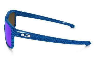 Image of Oakley Sliver Sunglasses Sky Blue Frame, Sapphire Iridium Lens-OO9262-17