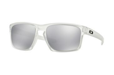 Image of Oakley SLIVER OO9262 Progressive Prescription Sunglasses OO9262-926223-57 - Lens Diameter 57 mm, Frame Color Matte Clear