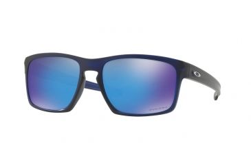 Image of Oakley Sliver OO9262 Progressive Prescription Sunglasses OO9262-926245-57 - Lens Diameter 57 mm, Frame Color Matte Translucent Blue