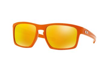 Image of Oakley SLIVER OO9262 Progressive Prescription Sunglasses OO9262-926216-57 - Lens Diameter 57 mm, Frame Color Fingerprint Atomic Orange
