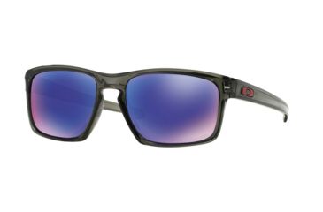 Image of Oakley SLIVER OO9262 Progressive Prescription Sunglasses OO9262-926211-57 - Lens Diameter 57 mm, Frame Color Grey Smoke