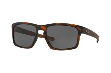 Image of Oakley SLIVER OO9262 Progressive Prescription Sunglasses OO9262-926203-57 - Lens Diameter 57 mm, Frame Color Matte Brown Tortoise