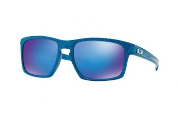 Image of Oakley SLIVER OO9262 Progressive Prescription Sunglasses OO9262-926217-57 - Lens Diameter 57 mm, Frame Color Fingerprint Sky Blue