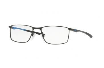 Image of Oakley Socket 5.0 OX3217 Bifocal Prescription Eyeglasses 321704-53 - Satin Black Frame, Clear Lenses