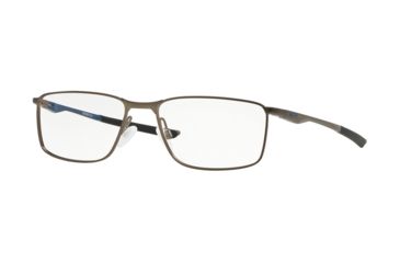 Image of Oakley Socket 5.0 OX3217 Bifocal Prescription Eyeglasses, 55mm, Satin Pewter/Poisedon Blue, OX3217-321708-55-BI