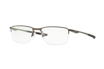 Image of Oakley SOCKET 5.5 OX3218 Progressive Prescription Eyeglasses 321802-54 - Satin Pewter Frame