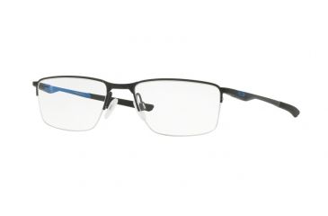 Image of Oakley Socket 5.5 OX3218 Progressive Prescription Eyeglasses 321804-54 - Satin Black Frame