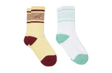 Image of Oakley Socks Striped Oakley, 2 X Pack - Mens, White, Medium 93304-100-M