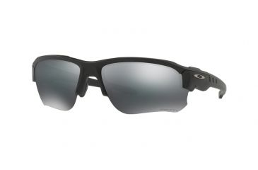 Image of Oakley SPEED JACKET OO9228 Sunglasses 922811-67 - Matte Black Frame, Blkird,pzm Dly Plz,tr45 Lenses