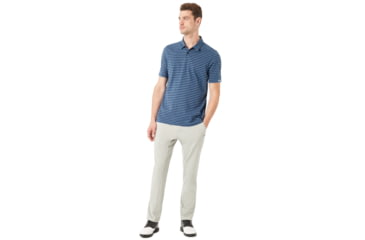 Image of Oakley Speed Stripe Polo - Mens, Ensign Blue, Large, 434038-64W-L