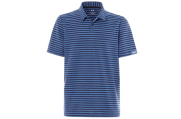 Image of Oakley Speed Stripe Polo - Mens, Ensign Blue, Large, 434038-64W-L