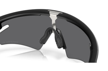 Image of Oakley Sphaera Slash Sunglasses, Matte Black, PRIZM Black Polarized, PRIZM Black Polarized, OO9499-0136