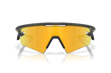Image of Oakley Sphaera Slash Sunglasses, Matte Olive Ink, PRIZM 24K Polarized, PRIZM 24K Polarized, OO9499-0536