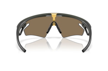 Image of Oakley Sphaera Slash Sunglasses, Matte Olive Ink, PRIZM 24K Polarized, PRIZM 24K Polarized, OO9499-0536
