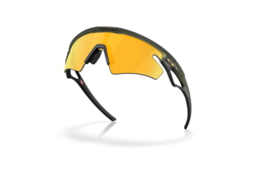 Image of Oakley Sphaera Slash Sunglasses, Matte Olive Ink, PRIZM 24K Polarized, PRIZM 24K Polarized, OO9499-0536