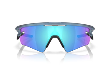 Image of Oakley Sphaera Slash Sunglasses, Matte Stonewash, PRIZM Sapphire Polarized, PRIZM Sapphire Polarized, OO9499-0336