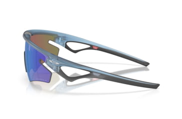 Image of Oakley Sphaera Slash Sunglasses, Matte Stonewash, PRIZM Sapphire Polarized, PRIZM Sapphire Polarized, OO9499-0336