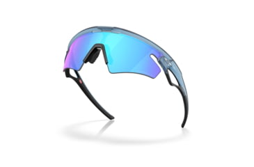 Image of Oakley Sphaera Slash Sunglasses, Matte Stonewash, PRIZM Sapphire Polarized, PRIZM Sapphire Polarized, OO9499-0336